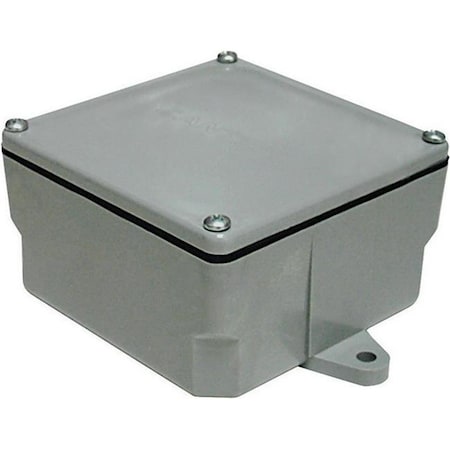 Cantex Electrical Box, Junction Box Type, PVC, Square Shape 3021284
